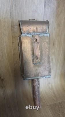 Antique GNR Great Northern Railway Copper Hand Lamps Lanterns Vintage