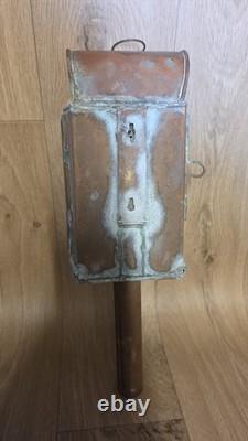 Antique GNR Great Northern Railway Copper Hand Lamps Lanterns Vintage