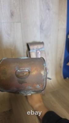 Antique GNR Great Northern Railway Copper Hand Lamps Lanterns Vintage