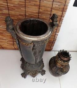 Antique Genuine Berlin Augusta Oil Brenner Lamp