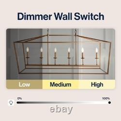 Antique Gold Chandelier Pendant Light Vintage Lantern Style Open Frame Design