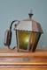 Antique Gothic Wall Sconce Light Fixture Porch Lamp Slag Glass Vintage Lantern