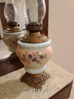Antique HP Victorian Kerosene Lamp