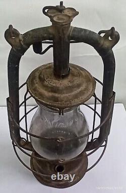 Antique HURRICANE GERMANY MADE OIL /KEROSENE LANTERN /LAMP #