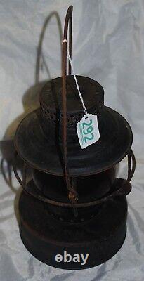 Antique Handlan City of St Louis Water Div Kerosene Lantern