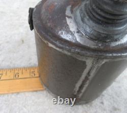 Antique Handmade Tin Smith Double Oil Wick Street Lamp Lantern Lighter Torch