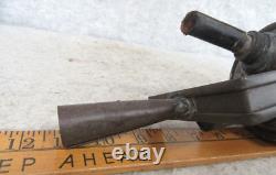Antique Handmade Tin Smith Double Oil Wick Street Lamp Lantern Lighter Torch