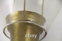 Antique Holmes Booth & Hayden Brass Skaters Lantern Waterbury CT