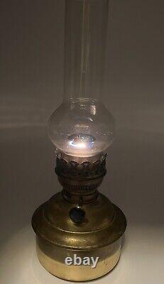Antique Ideal Brenner 20 Brass Nautical Hanging Ship Kerosene/Oil Lamp Lantern
