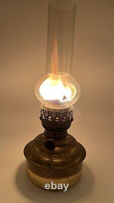 Antique Ideal Brenner 20 Brass Nautical Hanging Ship Kerosene/Oil Lamp Lantern