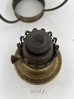 Antique Ideal Brenner 20 Brass Nautical Hanging Ship Kerosene/Oil Lamp Lantern