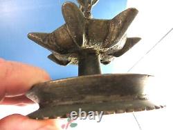 Antique Indian Hindu Brass Hanging Oil Diya Lamp