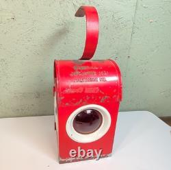 Antique Industrial Automotive Corp Baltimore Traffic Kerosene Lantern Red Lenses