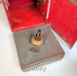 Antique Industrial Automotive Corp Baltimore Traffic Kerosene Lantern Red Lenses