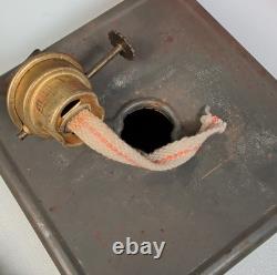 Antique Industrial Automotive Corp Baltimore Traffic Kerosene Lantern Red Lenses