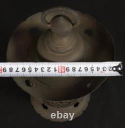 Antique Japan Buddhist temple lantern 1850 altar oil lamp