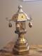 Antique Japanese Brass Pagoda Garden Lantern