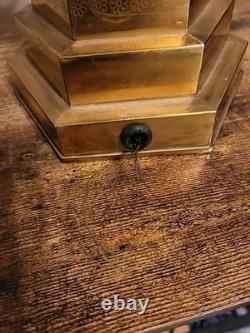 Antique Japanese Brass Pagoda Garden Lantern