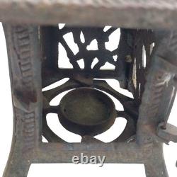 Antique Japanese Cast Iron Hanging Tea Light Lantern Pagoda