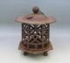 Antique Japanese Iron Hanging Lantern TORO TOUROU Candle stand H26cm/10.1inch