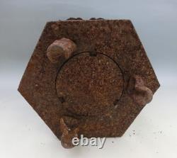 Antique Japanese Iron Hanging Lantern TORO TOUROU Candle stand H26cm/10.1inch