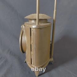 Antique Japanese Military Brass Hand Lantern Vintage Militaria Collectible Japan