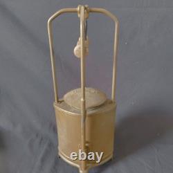 Antique Japanese Military Brass Hand Lantern Vintage Militaria Collectible Japan