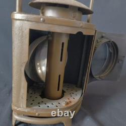Antique Japanese Military Brass Hand Lantern Vintage Militaria Collectible Japan