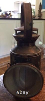 Antique John Phillips Light of London4 color Railroad OIL LAMP railway Lantern