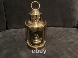 Antique Kerosene Lantern Wilcox-crittenden Nautical 100+ Year Old Brass