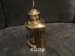 Antique Kerosene Lantern Wilcox-crittenden Nautical 100+ Year Old Brass