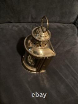 Antique Kerosene Lantern Wilcox-crittenden Nautical 100+ Year Old Brass Antique Kerosene Lantern Wilcox-crittenden Nautical 100+ Year Old Brass