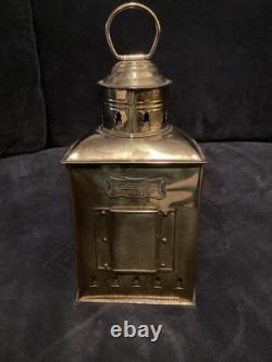 Antique Kerosene Lantern Wilcox-crittenden Nautical 100+ Year Old Brass