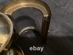 Antique Kerosene Lantern Wilcox-crittenden Nautical 100+ Year Old Brass