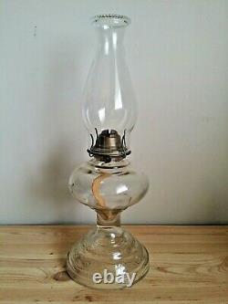 Antique Kerosene Oil Lamp Large