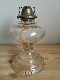 Antique Kerosene Oil Lamp Large