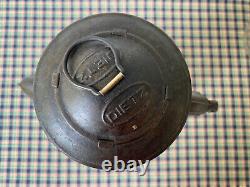 Antique Lantern, DIETZ D-LITE, Oil Kerosene, RARE Copper Fount, 1921, Primitive