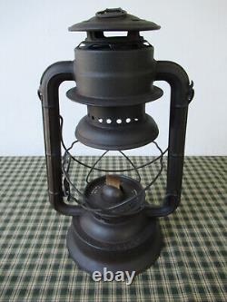 Antique Lantern DIETZ Large WIZARD, Oil Kerosene Lamp, 1918, Loc Nob Shade, 1914