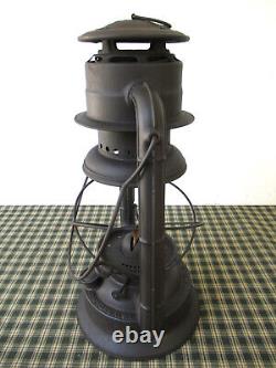 Antique Lantern DIETZ Large WIZARD, Oil Kerosene Lamp, 1918, Loc Nob Shade, 1914