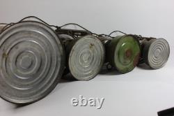 Antique Lanterns German Feurhand Gradulated Sizes Including An Atom Rare Find