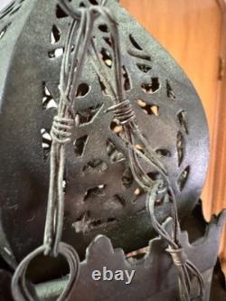 Antique Large Brass Moroccan Hanging Lantern