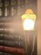 Antique Light Bulbs early 20th-century Hexagonal Lantern Frosted Glass Austria