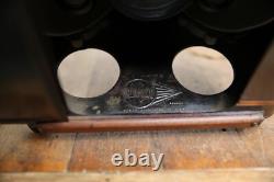 Antique Magic Lantern Post Card Projector 1900s copper flash vintage light lamp