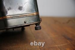 Antique Magic Lantern Post Card Projector 1900s copper flash vintage light lamp