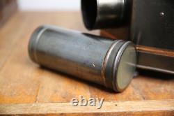 Antique Magic Lantern Post Card Projector 1900s copper flash vintage light lamp