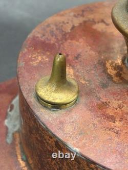 Antique Maritime Copper Kerosene Reflector Lantern with Sherwoods Ltd Birmingham