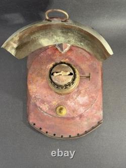 Antique Maritime Copper Kerosene Reflector Lantern with Sherwoods Ltd Birmingham