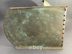 Antique Maritime Copper Kerosene Reflector Lantern with Sherwoods Ltd Birmingham