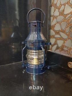 Antique Maritime Ship Lantern Nautical Boat Light Vintage minors Oil Lamp