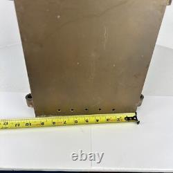 Antique Maritime nautical Copper Mast Head Lantern Clear Ripple Glass Lens